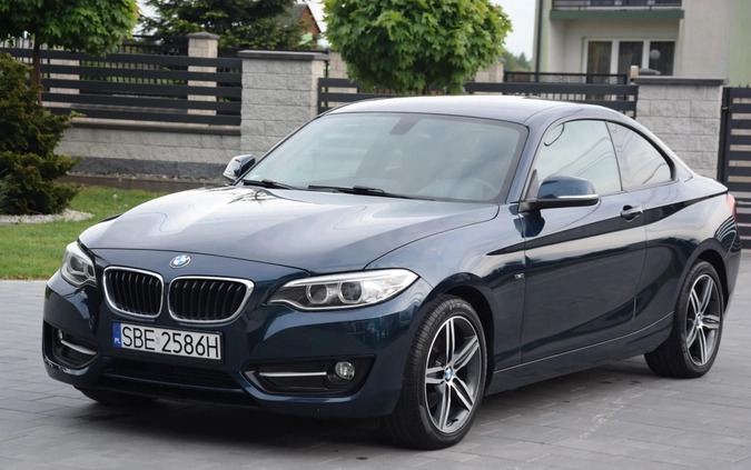 BMW Seria 2 cena 54900 przebieg: 217700, rok produkcji 2014 z Siewierz małe 254